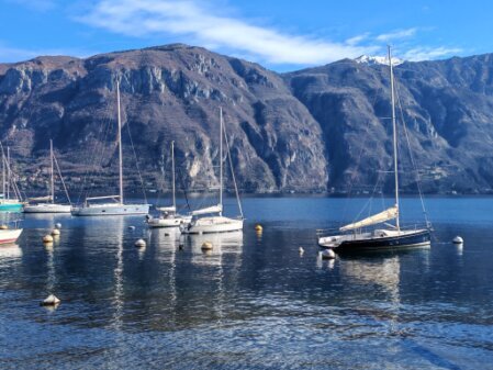 Panorama di Bellagio e del borgo di Pescallo sul Lago di Como